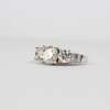 14 K White Gold Diamond Engagement Ring - Image 5