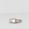 14 K White Gold Diamond Engagement Ring - Image 4