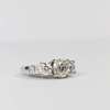 14 K White Gold Diamond Engagement Ring - Image 3