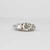 14 K White Gold Diamond Engagement Ring - Image 2