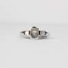 14 K White Gold Diamond Semi Mount Ring - Image 3