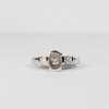 14 K White Gold Diamond Semi Mount Ring - Image 2
