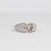 14 K White Gold Diamond Semi Mount Ring - Image 4