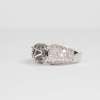 14 K White Gold Diamond Semi Mount Ring - Image 3