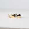 14 K White & Yellow Gold Diamond Band - Image 5