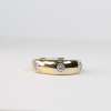 14 K White & Yellow Gold Diamond Band - Image 4