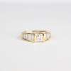 14 K Yellow Gold Diamond Engagement Ring - Image 3