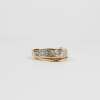 14 K Yellow Gold Diamond Engagement Ring Set - Image 3
