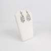 18 K White Gold Chandelier Diamond Earrings - Image 3