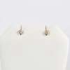 14 K Yellow Gold Diamond Stud Earrings - Image 2