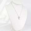 18 K White Gold Diamond Cross - Image 3