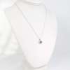 18 K White Gold Sapphire Necklace - Image 2